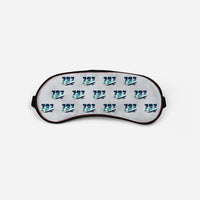 Thumbnail for Boeing 737 MAX 7 - Original Pattern - Sleep Mask - Light Gray