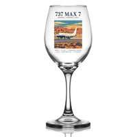 Thumbnail for Boeing 737 MAX 7 - Poster - Wine Glass