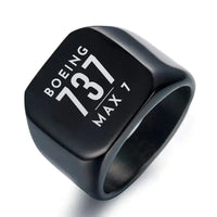Thumbnail for Boeing 737 MAX 7 - Ring - Tag - Black