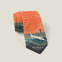 Thumbnail for Boeing 737 MAX 8 - 3D + Name - Tie - Full Print