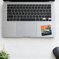 Thumbnail for Boeing 737 MAX 8 - 3D - Square Sticker - Laptop