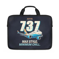 Thumbnail for Boeing 737 MAX 8 - Cartoon - Laptop Bag