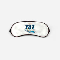 Thumbnail for Boeing 737 MAX 8 - Cartoon - Sleep Mask - White