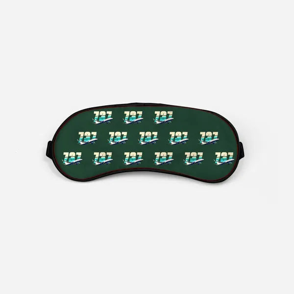 Boeing 737 MAX 8 - Original Pattern - Sleep Mask - Dark Green