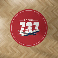 Thumbnail for Boeing 737 MAX 8 - Original - Round Carpet - Red