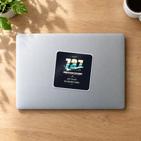 Thumbnail for Boeing 737 MAX 8 - Original - Square Sticker - MacBook