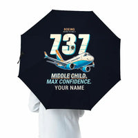 Thumbnail for Boeing 737 MAX 9 - Cartoon + Name - Umbrella