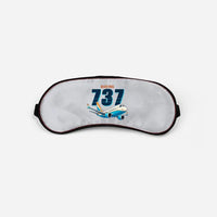 Thumbnail for Boeing 737 MAX 9 - Cartoon - Sleep Mask - Light Gray