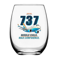 Thumbnail for Boeing 737 MAX 9 - Cartoon - Water & Drink Glass