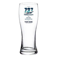 Thumbnail for Boeing 737 MAX 9 - Original + Name - Pilsner Beer Glass