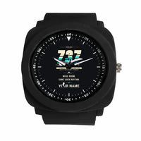 Thumbnail for Boeing 737 MAX 9 - Original + Name - Rubber Strap - Black