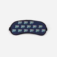 Thumbnail for Boeing 737 MAX 9 - Original Pattern - Sleep Mask - Navy Blue