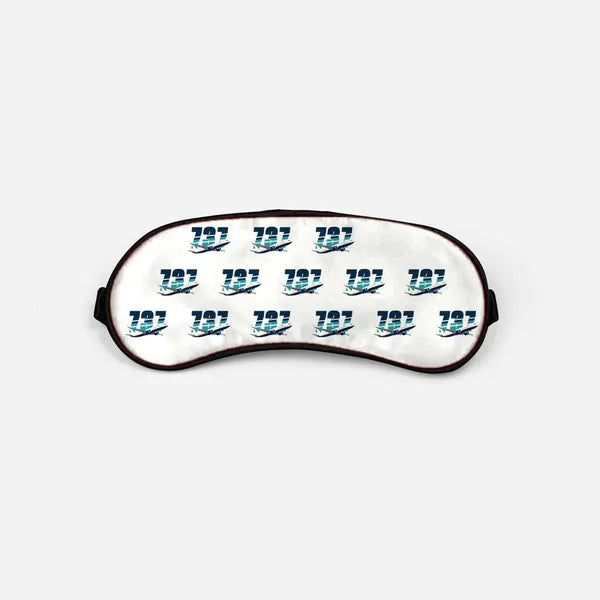 Boeing 737 MAX 9 - Original Pattern - Sleep Mask - White