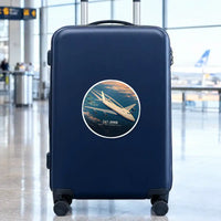 Thumbnail for Boeing 747-200B - 3D - Circle Sticker - Suitcase