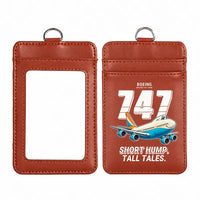 Thumbnail for Boeing 747-200B - Cartoon - ID Card Holder - Light Brown