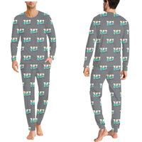 Thumbnail for Boeing 747-200B - Men Pajamas - Original Pattern - Gray
