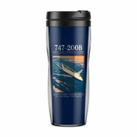 Thumbnail for Boeing 747-200B - Poster - Plastic (No Holder) - Dark Blue