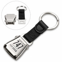 Thumbnail for Boeing 747-200B - Seat Belt Key Chain - Tag - Black