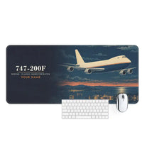 Thumbnail for Boeing 747-200F - 3D + Name - Desk Mat - Full Print