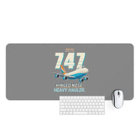 Thumbnail for Boeing 747-200F - Cartoon - Desk Mat - Gray