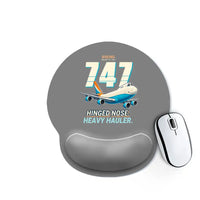 Thumbnail for Boeing 747-200F - Cartoon - Ergonomic Mouse Pad - Gray