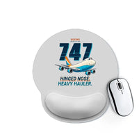 Thumbnail for Boeing 747-200F - Cartoon - Ergonomic Mouse Pad - Light Gray