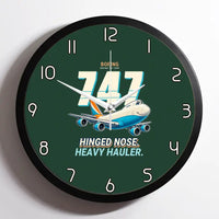 Thumbnail for Boeing 747-200F - Cartoon - Framed - Dark Green