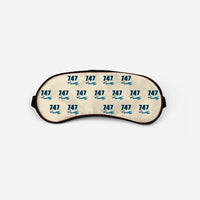 Thumbnail for Boeing 747-200F - Cartoon Pattern - Sleep Mask - Beige