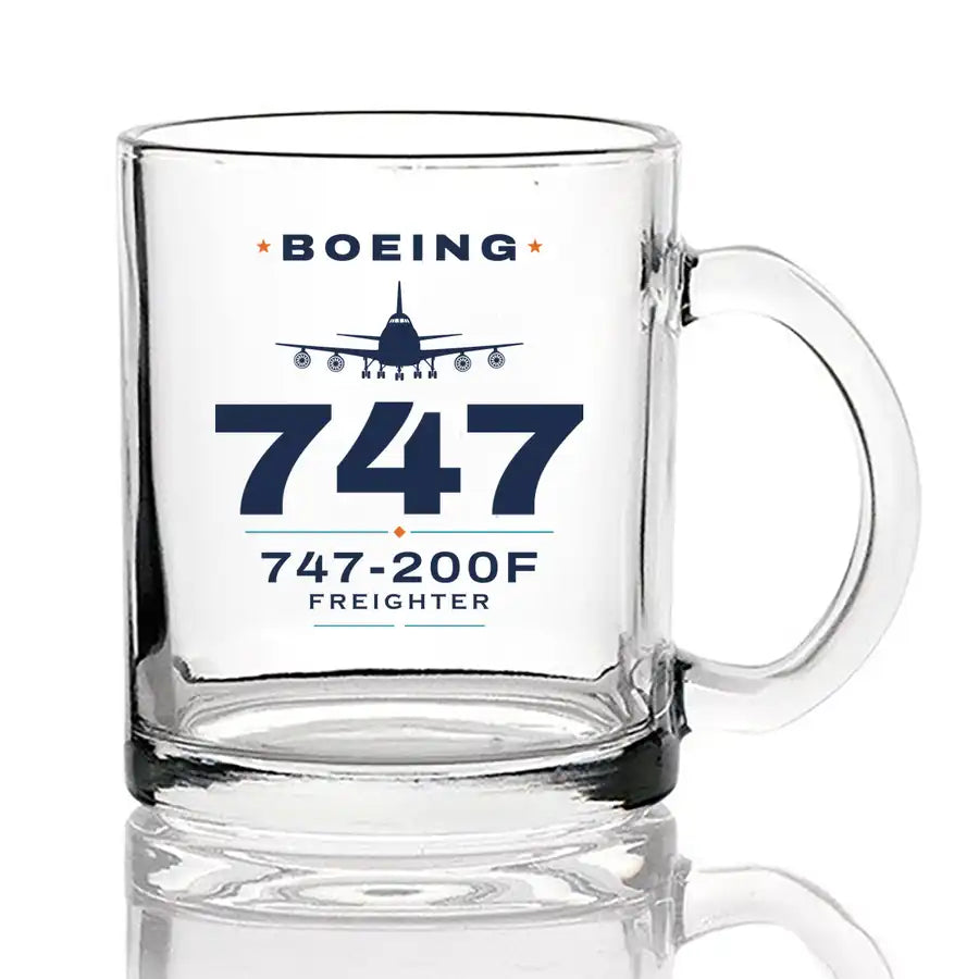 Boeing 747-200F - Heritage - Coffee & Tea Glass