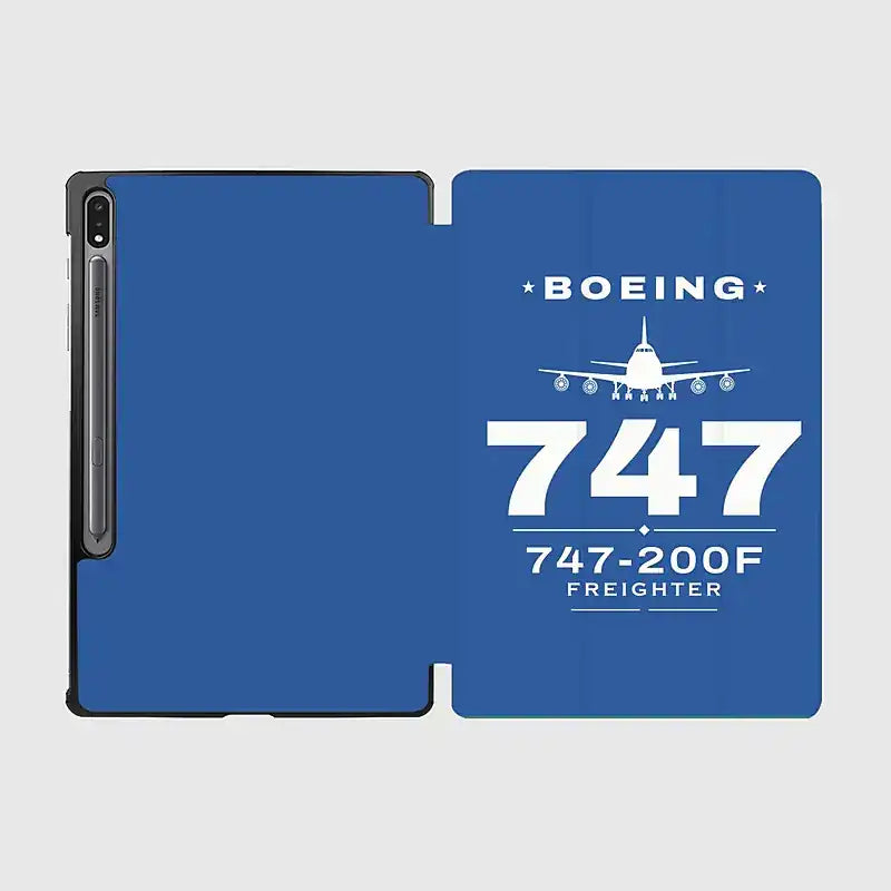 Boeing 747-200F - Heritage - Samsung Tablet - Blue