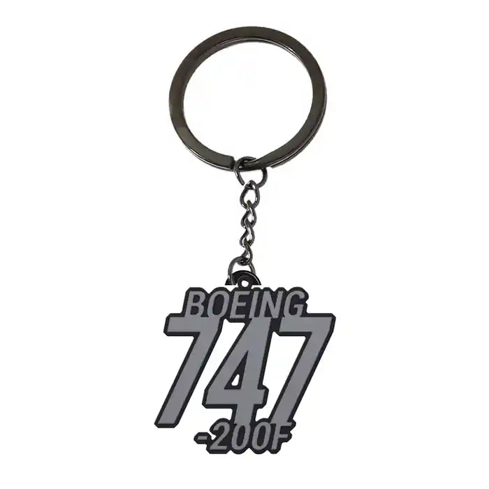 Boeing 747-200F - Hollow Key Chain - Tag - Black