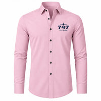 Thumbnail for Boeing 747-200F - Long Sleeve Shirt - Heritage - Pink