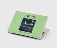 Thumbnail for Boeing 747-200F - Poster - MacBook Case - Light Green
