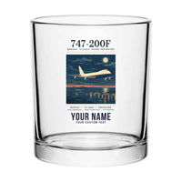 Thumbnail for Boeing 747-200F - Poster + Name - Special Whiskey Glass