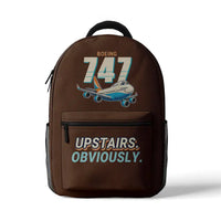 Thumbnail for Boeing 747-400 - 3D Backpack - Cartoon - Brown
