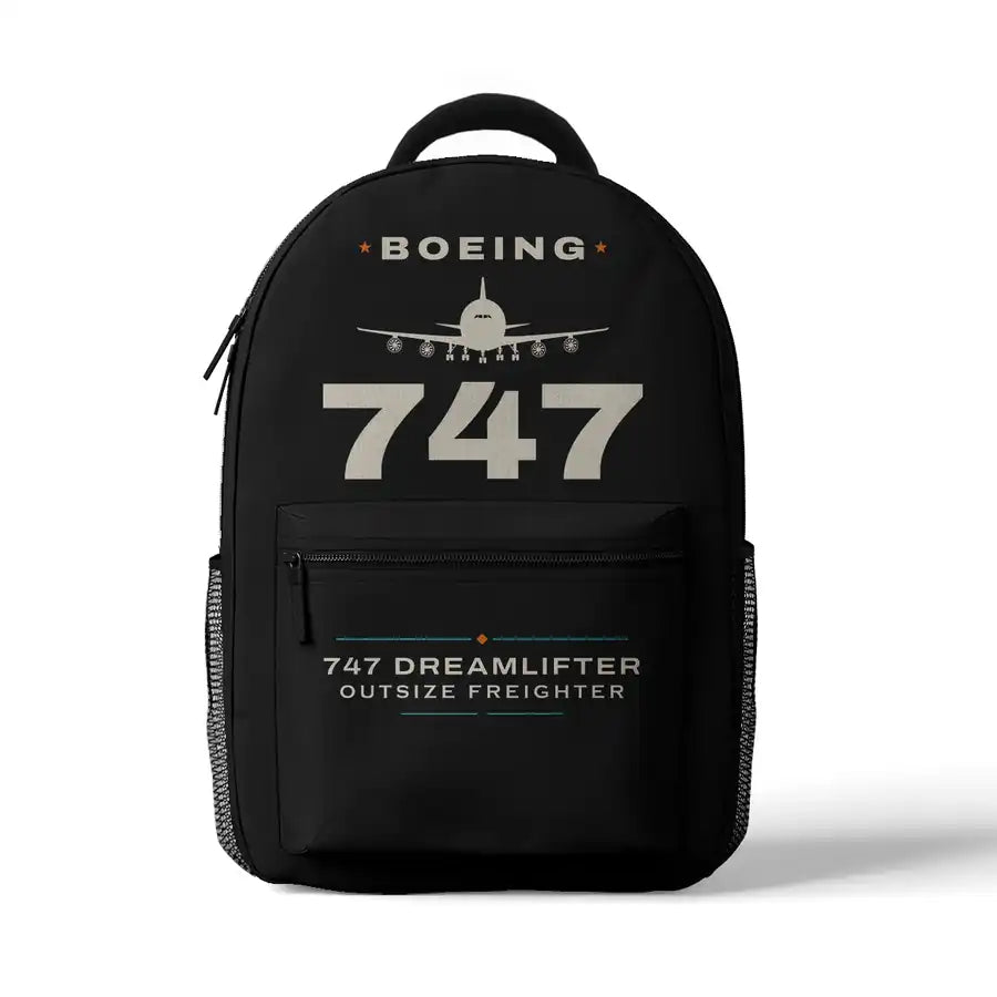 Boeing 747-400 Dreamlifter - 3D Backpack - Heritage - Black