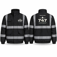 Thumbnail for Boeing 747-400 Dreamlifter Reflective Winter Jackets - Heritage - Black