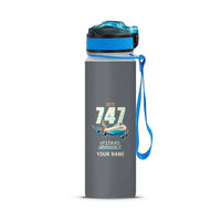 Thumbnail for Boeing 747-400 - Sports Kettle - Cartoon + Name - Gray