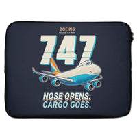 Thumbnail for Boeing 747-400F - Cartoon - Laptop Sleeve