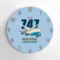 Thumbnail for Boeing 747-400F - Cartoon - No Frame - Light Blue