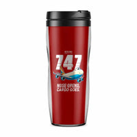 Thumbnail for Boeing 747-400F - Cartoon - Plastic (No Holder) - Red