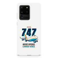 Thumbnail for Boeing 747-400F - Cartoon - Samsung Case - White