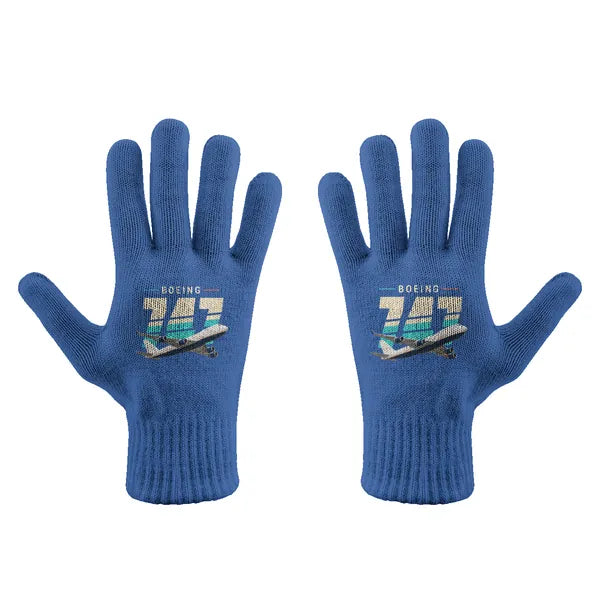 Boeing 747-400F - Gloves - Full - Original - Blue