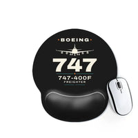 Thumbnail for Boeing 747-400F - Heritage - Ergonomic Mouse Pad - Black