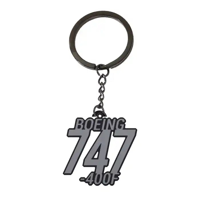 Boeing 747-400F - Hollow Key Chain - Tag - Black