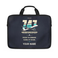 Thumbnail for Boeing 747-400F - Original + Name - Laptop Bag