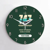 Thumbnail for Boeing 747-400F - Original + Name - No Frame - Dark Green