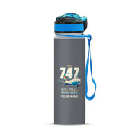 Thumbnail for Boeing 747-400F - Sports Kettle - Cartoon + Name - Gray