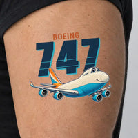 Thumbnail for Boeing 747-400F - Tattoo - Cartoon - Man