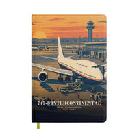 Thumbnail for Boeing 747-8 Intercontinental - 3D + Name - Notebook - Full Print